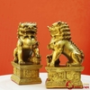 Cặp kỳ lân - nghê bệ đồng nguyên chất - 15x9.5x6cm - 1500g