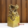 Ấn Rồng Nhả Ngọc Đồng Nguyên Chất 19.5x8x7cm-2kg