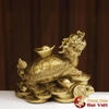 Long Quy Cõng Thỏi Vàng Đồng Nguyên Chất 9.5x13x8cm - 500g
