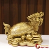 Long Quy Bát Quái Đồng Nguyên Chất 12.5x16x9.5cm - 900g