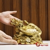 Long Quy Cõng Con Đồng Nguyên Chất 15.5x21.5cm- 1,7kg