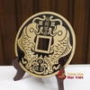 Đồng Xu Chiêu Tài Song Ngư Đồng Nguyên Chất 13cm-150g
