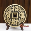 Đồng Xu Chiêu Tài Song Ngư Đồng Nguyên Chất 15cm-200g