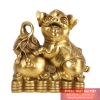 Heo ôm hồ lô đồng nguyên chất 18x9x16cm - 1.4kg-PVN502