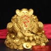 Thiềm thừ cuốn thư bằng đồng nguyên chất-15x21 cm- 2.3kg