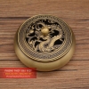Lư xông trầm hương trơn bằng đồng nguyên chất-8.8x6cm-300g
