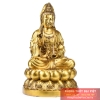 Phật quan âm ngồi đài sen đồng 39x21.5x19.5cm - 5kg-PVN507