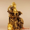 Tượng Phật Bà Quan Âm Đứng Đài Sen Rồng 15x9x24cm - 1.6kg