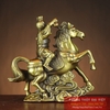 Mã thượng phong hầu khỉ cưỡi ngựa 17x5x17cm - 1kg