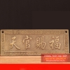 Kim bài thiên quan tứ phước ngang 22x8.5cm - 200g