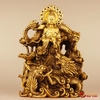 Tượng Phật Bà Quan Âm Đứng Đài Sen Rồng 15x9x24cm - 1.6kg