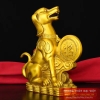Chó phúc đồng vàng bệ tiền 24x22x8cm - 1.7kg
