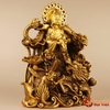 Tượng Phật Bà Quan Âm Đứng Đài Sen Rồng 15x9x24cm - 1.6kg