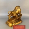 Trâu bệ đồng 12 con giáp 16x16x8cm - 1.3kg