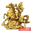 Tượng mã thượng phong hầu bằng đồng nguyên chất-29x28cm-3.7kg