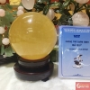 Quả cầu tinh thể vàng