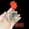 Quả cầu treo vát cạnh màu trắng