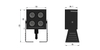 Đèn Led Pha High Power Flood Light YD-DT-120-12W/16