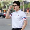 HI01-T2 Áo thun nam có cổ cao cấp HIDDLE ELE