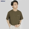 H03-T3 Áo thun nam Basic HI Pocket-ACT-Rêu