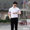 HI01-T2 Áo thun nam có cổ cao cấp HIDDLE ELE
