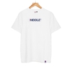 H01-T9 Áo thun nam cao cấp HIDDLE ELE Trắng