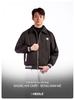 H05-AK5 Áo Khoác Nam Bomber Varsity cổ bẻ