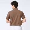 H04-T3 Áo polo in nổi HIDDLE nhiều màu-Nâu