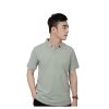 H04-T3 Áo polo in nổi HIDDLE nhiều màu-Xám khói