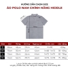 H04-T3 Áo polo in nổi HIDDLE nhiều màu-Xanh đen