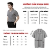 H02-T05 Áo polo nam HIDDLE cổ vest - ELE Xám