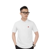 H01-T1 Áo polo nam hàng hiệu - Trắng