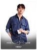 Áo sơ mi denim nam túi hộp Hiddle H-S1