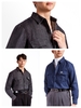 Áo sơ mi denim nam túi hộp Hiddle H-S1