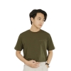 H04-T4 Áo thun HI Basic Fit nhiều màu-Rêu
