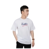H01-T3 Áo thun nam HIDDLE LS-ELE Trắng
