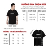 H03-T2 Áo thun nam cổ tròn in logo trắng HI-Đen