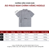 H7-T7 Áo polo Hiddle sọc trắng xanh sang trọng