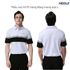 H7-T5 Áo polo phối sọc ngang thân nâu Hiddle