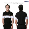 H7-T5 Áo polo phối sọc ngang thân nâu Hiddle
