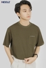 H04-T4 Áo thun HI Basic Fit nhiều màu-Rêu