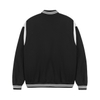 H05-AK2 Áo khoác Bomber Varsity tay phối da trắng