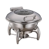 Nồi buffet hơi tròn kèm chân