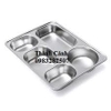 Khay phần/ khay cơm inox 5 ngăn sâu bé 304