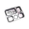 Khay phần/ khay cơm inox 5 ô bé