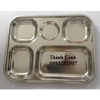 Khay phần/ khay cơm inox 5 ô bé