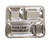 Khay phần/ khay cơm inox 4 ô SG