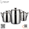 Ấm inox hàng không rót nước, trà, cafe 3 kích thước tiêu chuẩn, ấm đựng nước kiểu dáng hàng không dày dặn cao cấp HÀNG MỚI