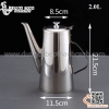 Ấm inox rót nước vòi cao, ấm trà inox, bình rót nước inox vòi dài