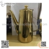 Ấm inox có vòi màu vàng, ấm rót nước inox, ấm trà inox màu vàng
